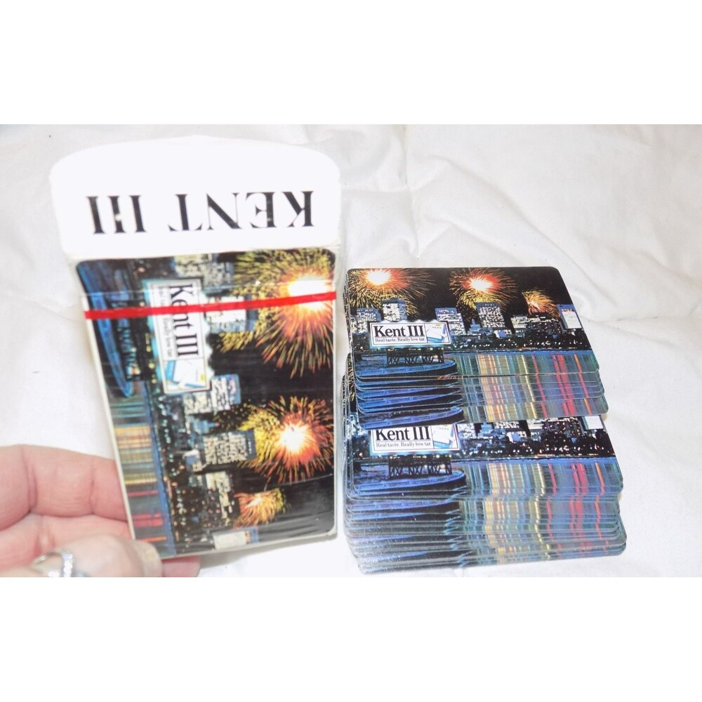 Kent III advertising playing cards